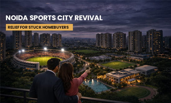 Noida Sports City Revival Could Finally Unlock Relief for Stuck Homebuyers
