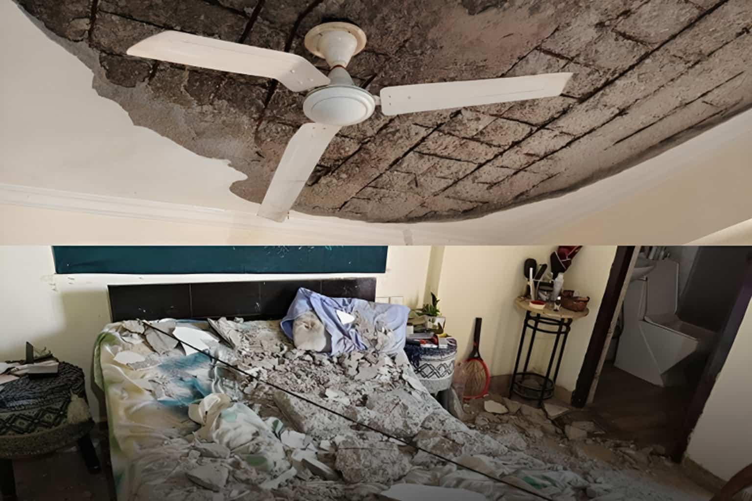 Noida ceiling collapse: Plaster failure or structural warning?