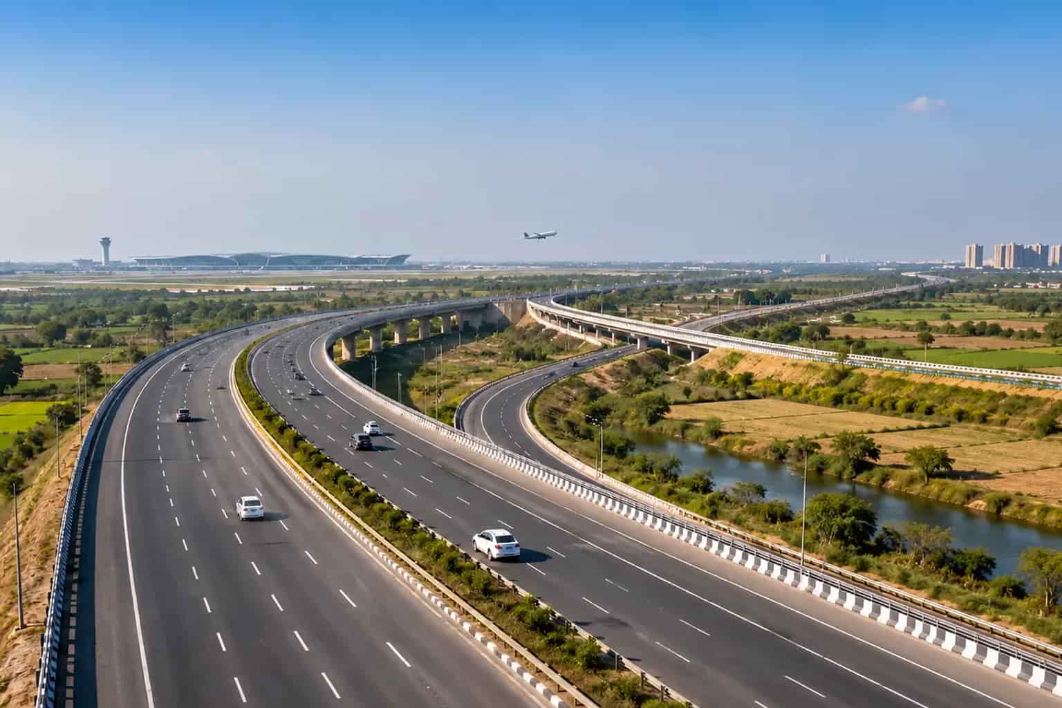 Jewar Airport–Ganga Expressway Link: 74.467-km ₹8,585-Cr project reaches active EPC tender stage