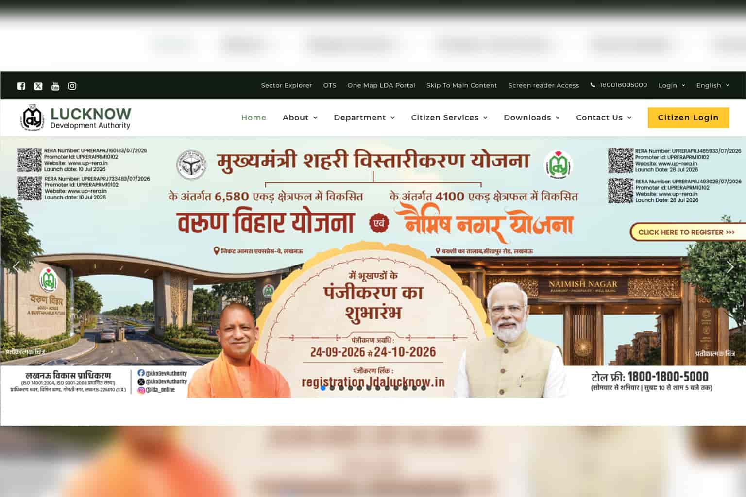 LDA Naimish Nagar scheme 2026: Registration open till 24 October, plot sizes, price, RERA details & latest official update